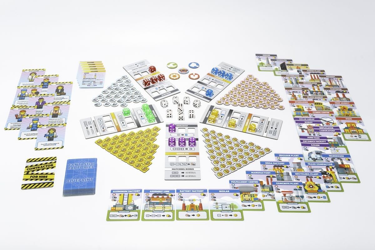 Deep Water Games Fantastic Factories The Board Game: Playmat