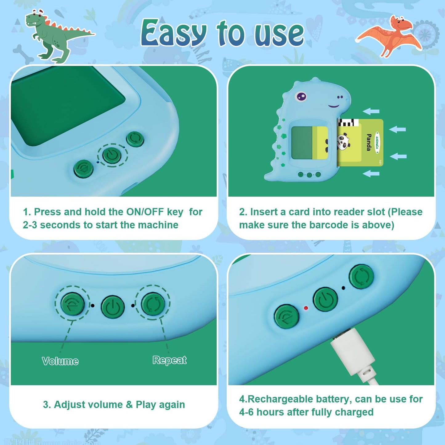 Electight Talking Flash Cards With 224 Sight Words, Preschool Montessori Toys For Early Learning, Toddler Words Learning Interac