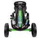 509 Crew Air Jet Pedal Go Kart - Green - Kids, Sporty Graphics on The Front Fairing, Adjustable Bucket Seat, 4 Spoke Rims w/ 10