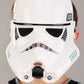 Star Wars Stormtrooper QUALUX Costume (Child) - Qualux Jumpsuit with 3D Half Mask - Size Large White