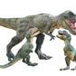 Gemini&Genius 3-Piece Dinosaur Set With T-Rex & Cubs, Action Figures, Moveable Jaw, Cake Topper, Party Gift For Kids 3-12 Years Old