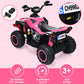 Olakids Ride On Atv, 12V Kids 4 Wheeler Battery Powered Toy Car For Toddlers, Electric Rear Motorized Quad Vehicle For Boys Girl