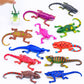 ChuburD 10PCS Lizard Figurines, Color Changing Chameleon Toy, Small Rubber, Various Colors, Model XY-10, Ideal for Kids 3+ and Goodie Bags