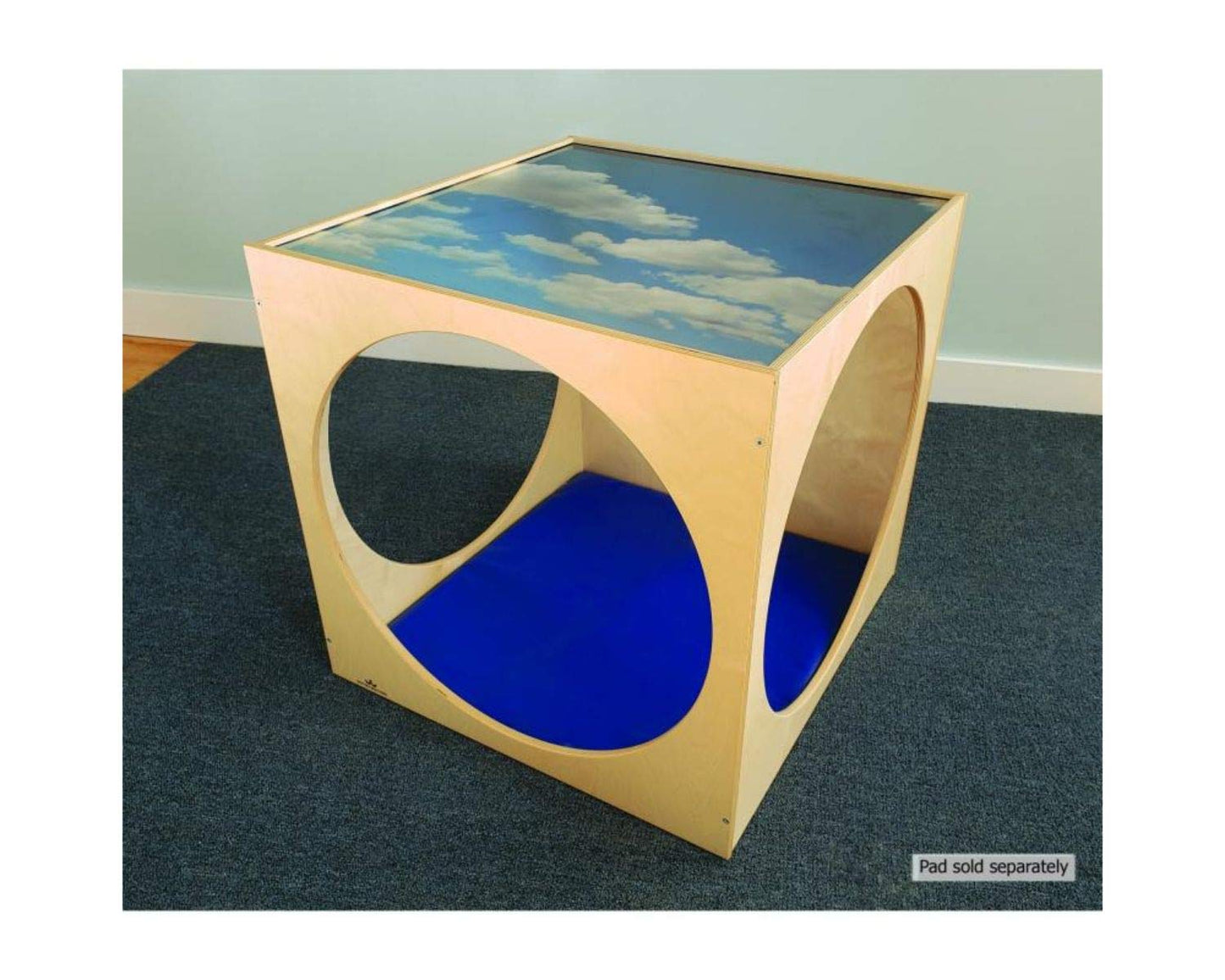 Whitney Brothers WB0212: Acrylic Top Play House Cube, Natural UV