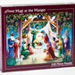 Magi At The Manger Jigsaw Puzzle 550 Piece By Vermont Christmas Company - 24'X18'- Fully Interlocking & Randomly Shaped Pieces