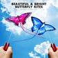 TOY Life 2 Pack Kites for Kids Ages 4-8 8-12, Large Butterfly Kites for Adults and Toddlers Age 3-5, Outdoor Toy Games Beach Kit