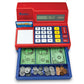 Learning Resources Pretend & Play Calculator Cash Register, 73 Pieces, 5 3/4H x 9 1/2W x 10 1/2D