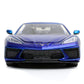 Jada Toys Bigtime Muscle 1:24 2020 Chevy Corvette Stingray Die-cast Car Candy Blue, Toys for Kids and Adults