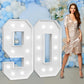 Imprsv Marquee Numbers Large 90Th-Birthday Decorations: 4Ft Light Up Number Party Decor 90 Year Old Women And Men Birthday Decor