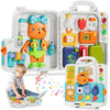 Hangrui Montessori Toys for 1 Year Old, Musical Busy Board, Learning Sensory Toddler Toys for 1-3, Motor Skills Developmental To