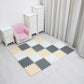 Mqiaoham Children Puzzle Mat Play Mat Squares Play Mat Tiles Baby Mats For Floor Puzzle Mat Soft Play Mats Girl Playmat Carpet Interlocking Foam Floor Mats For Baby White Beige Grey 101110112