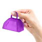 Windy City Novelties Metal Cowbell Novelty Noise Makers - 3 Inch - 12 Pack - Purple