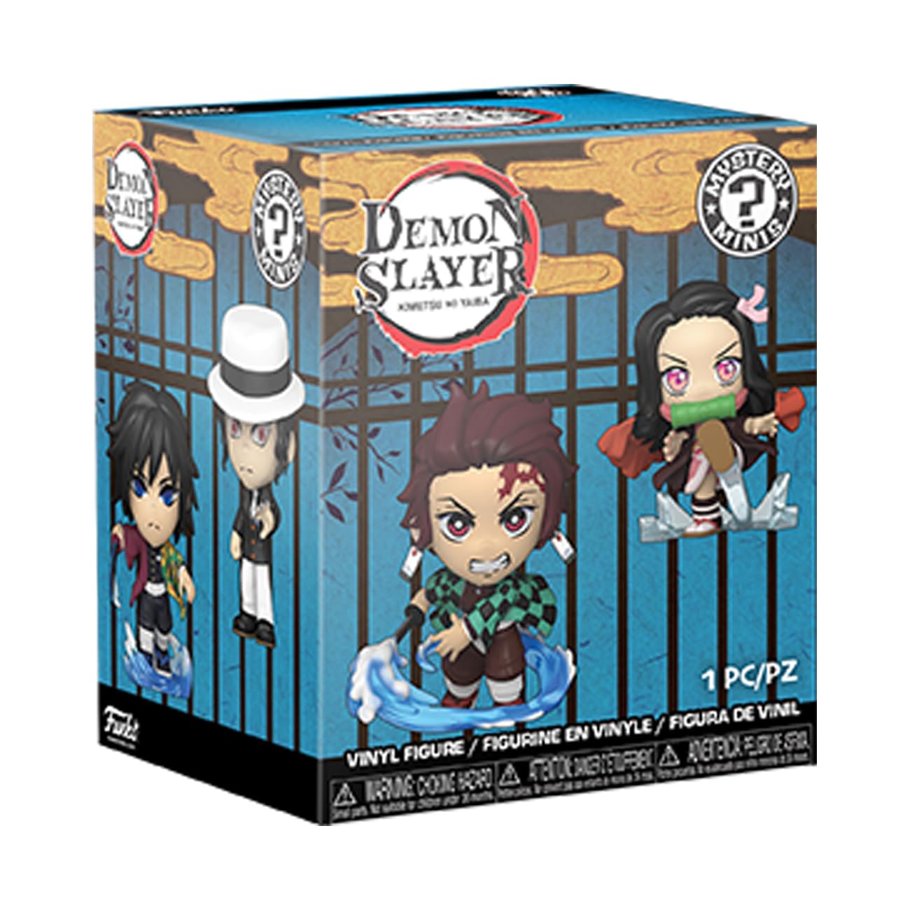 Funko Mystery Mini Demon Slayer Collectible Vinyl Figure - 1 of 12 - Multicolor - Standard Size - Official Merchandise for Kids & Adults