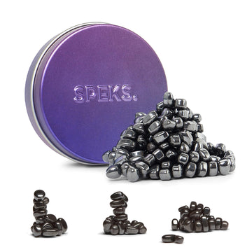 Speks Crags Ferrite Putty, 150+ Ferrite Stones In A Tin, Fidget Toy For Adults & Teens 14+, Desk Toy For Office, Christmas Gift, Holiday Stocking Stuffer, Stress Relief Present | Vitality, Small