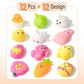 Mr. Pen- Easter Squishy Toys for Kids, 12 Pack, 12 Designs of Easter Squishies for Kids