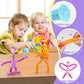 Delighkidz Sensory Fidget Toys For Kids : 4 Pack Led Giraffe Telescopic Pop Tubes 2 3 4 5 6 7 8 Year Old Girls Boys Easter Birthday Gifts Toy For Kid Ages 2-4 Autism Toddler Travel Toy Party Favors