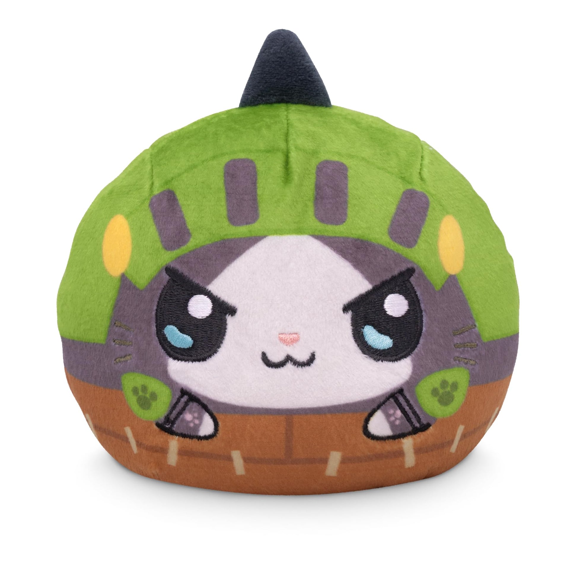 Teeturtle Monster Hunter Palico Acorn protective covering and Melynx Reversible 4 Plushie - Cute Kawaii Soft Stuffed Animal - Officially Licensed Capcom