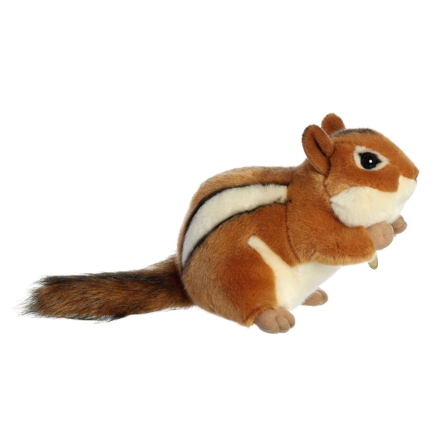 Aurora® Realistic Miyoni® Chipmunk Stuffed Animal - Lifelike Detail - Cherished Companionship - Brown 9 Inches