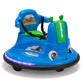 Tobbi Snail Baby Bumper Car, 12V Kids Electric Ride On Toy With Remote Control/Children Diy Funny Stickers/360 Degree Spin For T