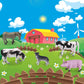 15 Pcs Mini Figures Toys Realistic Farm Animal Figurines, Plastic Learning Educational Playset Animal Themed Party Supplies Cake Topper Ornaments For Easter Egg Birthday Christmas