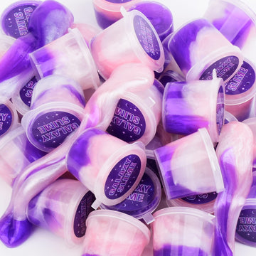 24 Pack Galaxy Slime Kit, Super Soft Stretchy Non-Sticky, Stress Relief Slime Toys For Girls And Boys Party Favors Kids Gift, Be
