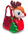 Little Jupiter Plush Pet Set - Includes Reindeer Stuffed Toy with Purse for Age 4-5 - 6-7 yrs - Christmas Stuffed Animal - Gifts