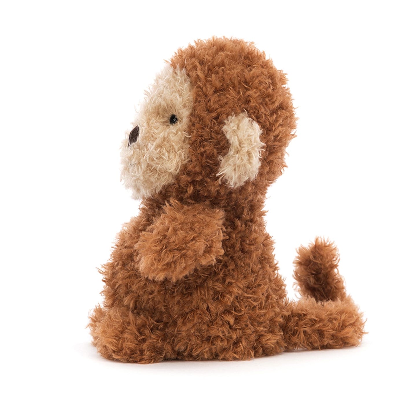 Jellycat Little Monkey Stuffed Animal - Soft Polyester Plush Toy in Monkey Color