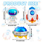 6 Pcs Space Balloons,Astronaut Ufo Rocket Foil Balloons For Kids,Space Party Decorations,Outer Space Balloon For Baby Shower Uni