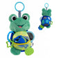 Nuluv Activity Toad Baby Toy, Crinkle Fish, BabySafe Mirror, Teethers And Sensory, Stroller Toy For Babies, Lightweight And Int