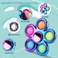 3 Pack Pop Fidget Spinner, Ideal Decompression Fidget Toys Adult Fidget Spinner For Relief, Goodie Bag Stuffers Return Gifts Birthday Party Favors Classroom Carnival Prize For Kids Boys Girls