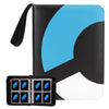 Card Binder 4-Pocket  400 Pockets Fashion Design Trading Card Holder for Sports Card enhanced Card Book Sturdy Card Holder (Blue  400 Card)