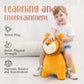 EVERICH TOY Lion Bouncy Horse - Inflatable Plush Hopper for Kids 18 Months-6 Years, Brown, Indoor & Outdoor Fun Ride-On Toy