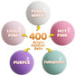 Balancefrom 2.3-Inch Phthalate Free Bpa Free Non-Toxic Crush Proof Play Balls Pit Balls- 6 Bright Colors In Reusable And Durable Storage Mesh Bag With Zipper