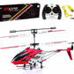 Cheerwing S107/S107G Phantom 3Ch 3.5 Channel Mini Rc Helicopter With Gyro Crimson