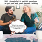 NexUap Conversation Cards for Couples - 200 Questions & 2 Wild Cards, Green Paper Game for Date Nights & Travel Adventures