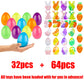 Prefilled Easter Eggs, Easter Pop Purse Fidget Toy Pack, Easter Pop Its,Keychain Pop Toys Party Favors Goodie Bag Stuffers With