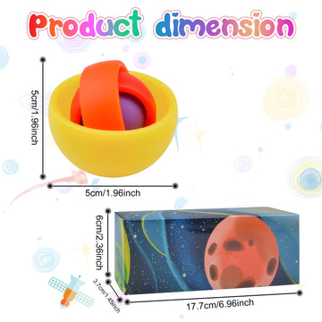 Yrissmiss Fidget Toys For Kids, Fidget Gyro For Adults, Gifts For Boys Girls Teens Kids Valentine'S Day Easter Basket Stuffers, Adhd Autism Stress Relief Finger Toys Classroom