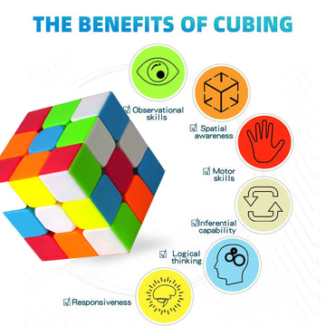Irrdfo 3X3 Speed Cube, 3X3 Cube Game Toys