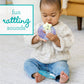 Infantino Shake & Soothe Water Teethers - Sensory Exploration And Teething Relief, Cloud And Star 2-Pack