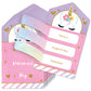 Big Dot Of Happiness Rainbow Unicorn - Magical Unicorn Cards For Kids - Happy Valentines Day Pull Tabs - Set Of 12
