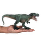 Mojo Deluxe T-Rex Hunting (Green) Realistic Dinosaur Hand Painted Toy Figurine