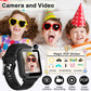 Cosjoype Kids Game Smart Watch For Kids With 24 Puzzle Games Hd Touch Screen Camera Video Music Player Pedometer Alarm Clock Flashlight 12/24 Hr Kids Watches Gift For 4-12 Year Old Boys Toys For Kids