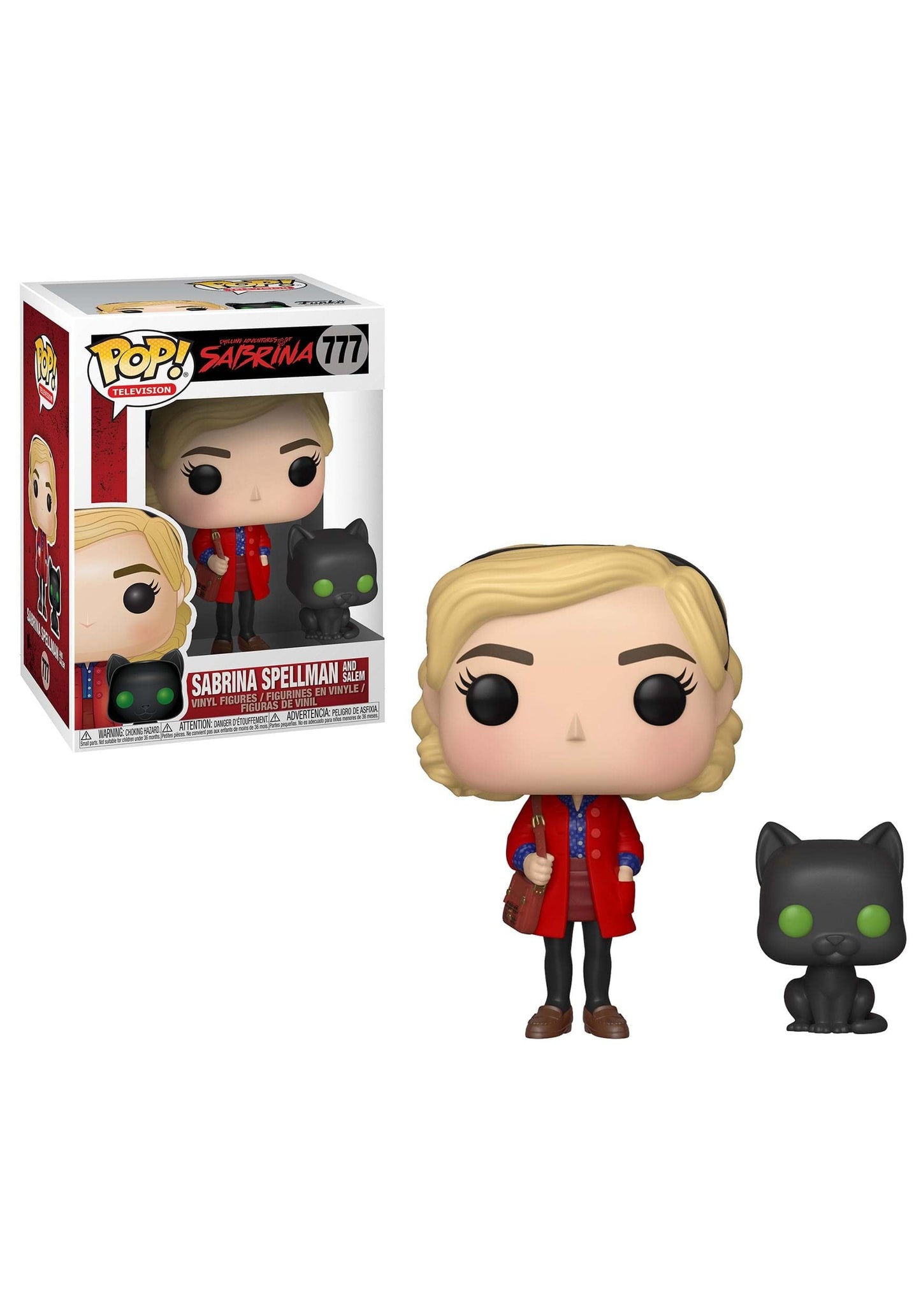 Funko 38866 Pop! & Buddy: Chilling Adventuressabrina With Salem, Multicolor