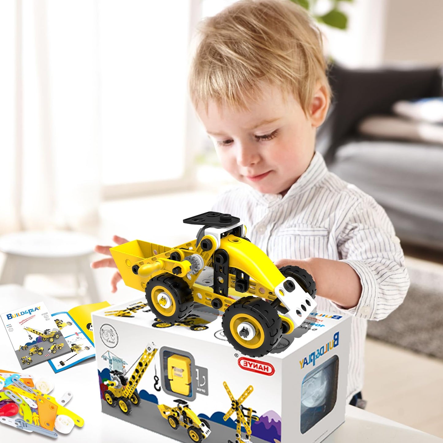 Stem Toys For 5 6 7 8 9+ Year Old Building Block Kit Stem Activities Projects Boy Toys Age 4-8 5-7 6-8 8-10 Creative Set Educati