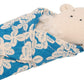 Manhattan Toy Embroidered Plush Goat Baby Rattle + Soft Cotton Burp Cloth, 16 x 16 Inches