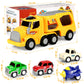 Dreamon 5-in-1 Transport Vehicles Toys for Ages 2-4 with Light & Sound, Ideal Construction Car Toy Christmas Birthday Gifts for