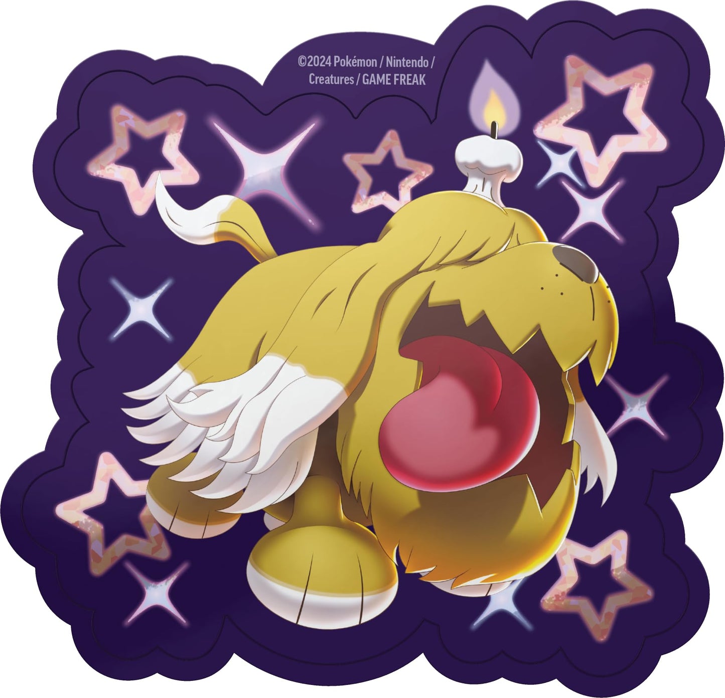 Pokemon TCG: Scarlet and Violet TECH Sticker Collection - Shiny Greavard, Cardboard, Greavard Color