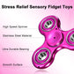 Scione 3Pcs Fidget Spinner For Kids Adults, Stress Relief Sensory Fidgets Toys Cool Electroplated Fidget Spinners For Kids Adhd Autism Birthday Gifts Fidgets Easter Classroom Prizes For Boys Girls