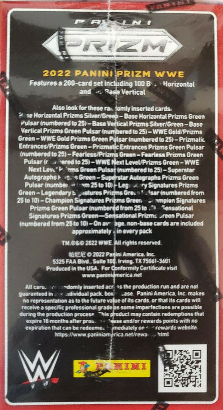 2022 Panini Prizm Wwe Blaster Box