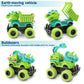 Monster Truck Toys for 2 3 4 5 Year Old Boys Gifts, 2 Pack-Dinosaur Toys for Kids 3-5 with 6 Mini Small Dinosaur Toys, Ideal Mon